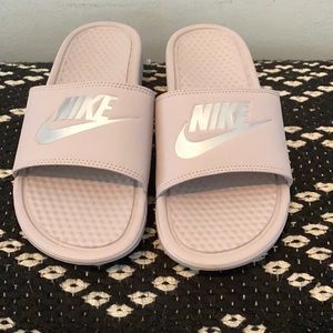 Nike Lavender Slides size 8